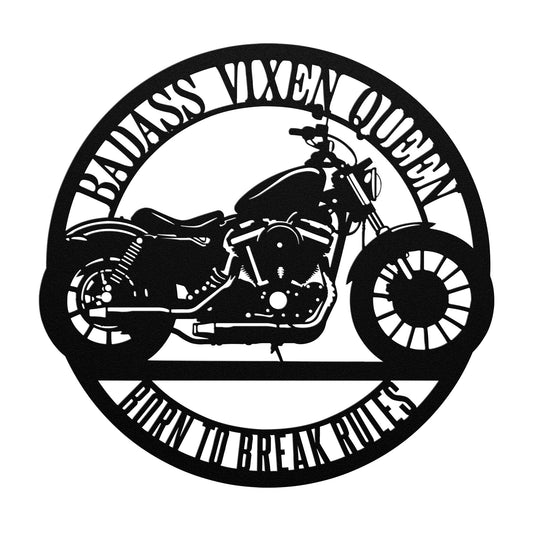 Stunning Metal Wall Art "Vixen Rules" (Shipping Included)