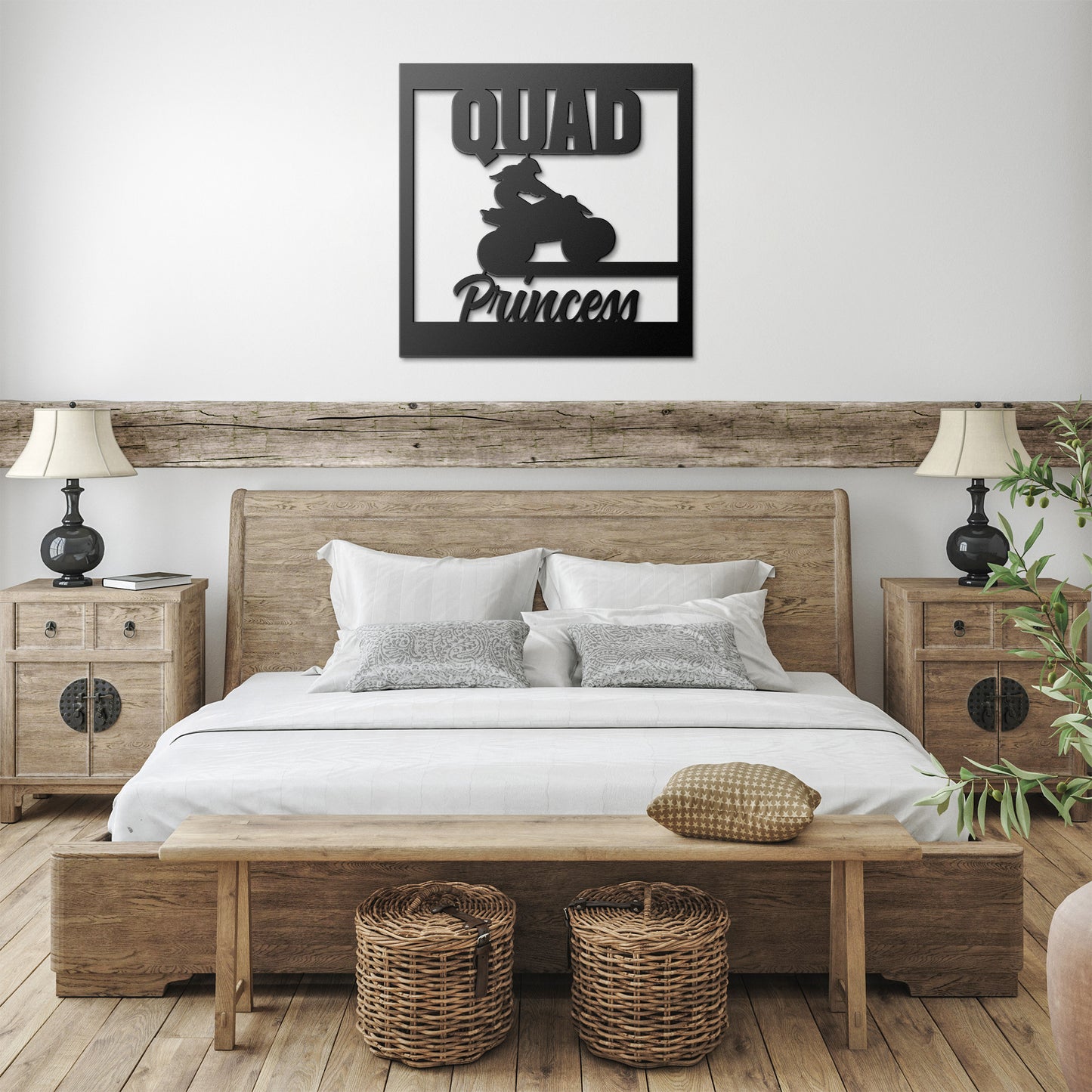 Hypnotic Metal Wall Art "Leader Princess"