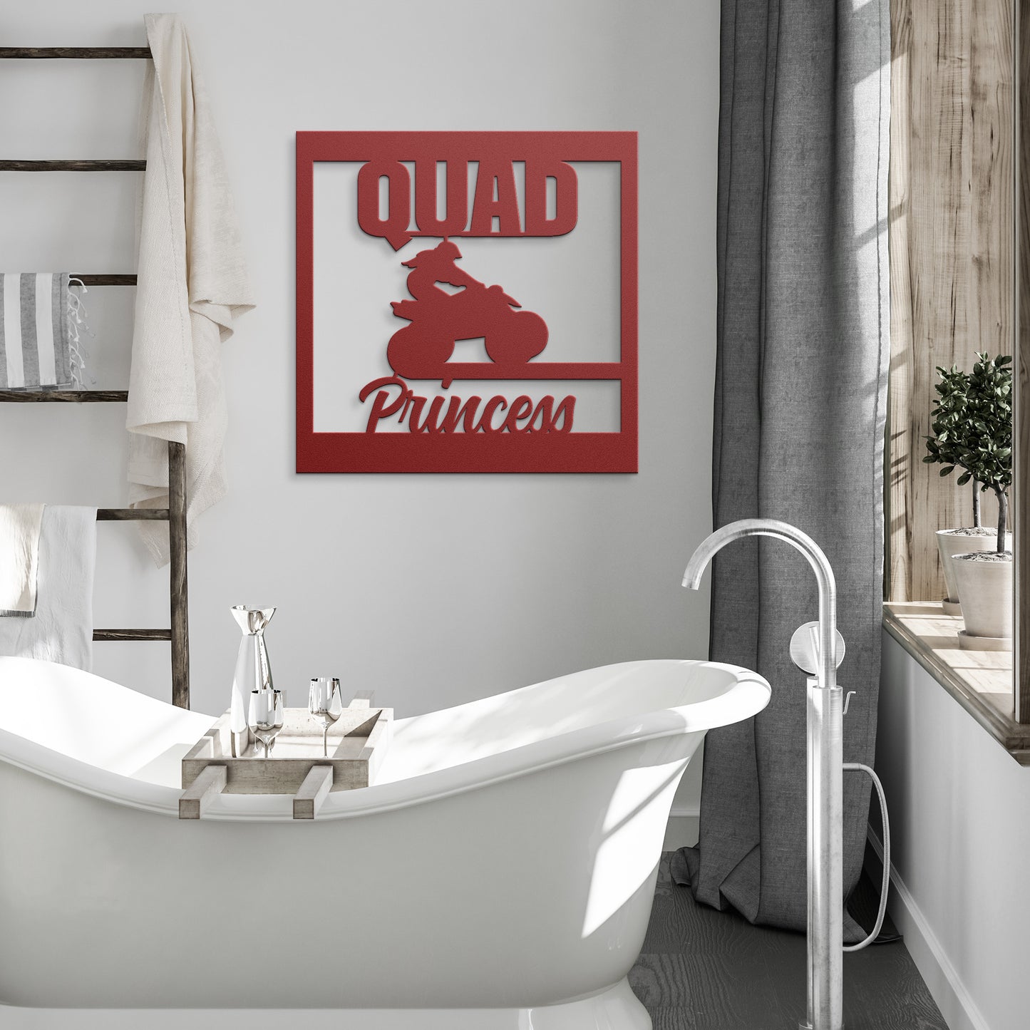 Hypnotic Metal Wall Art "Leader Princess"