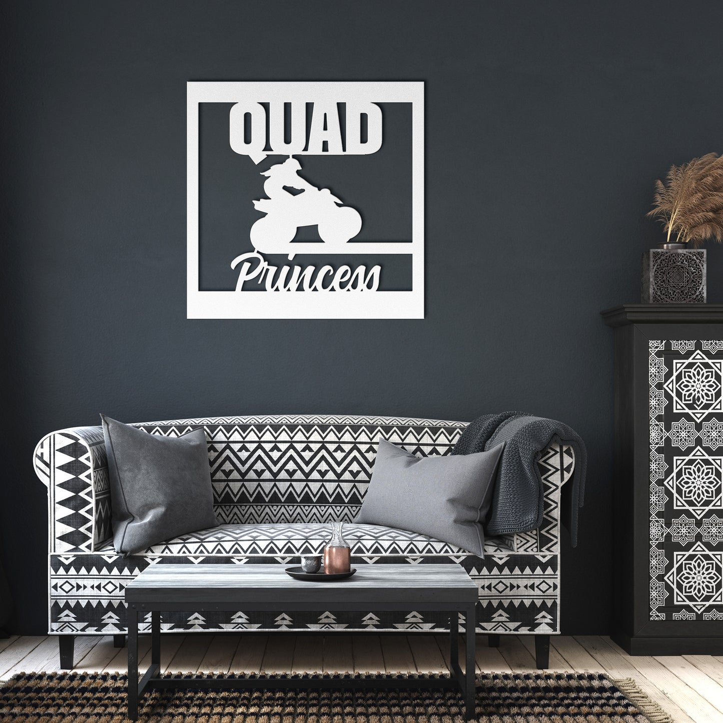 Hypnotic Metal Wall Art "Leader Princess"