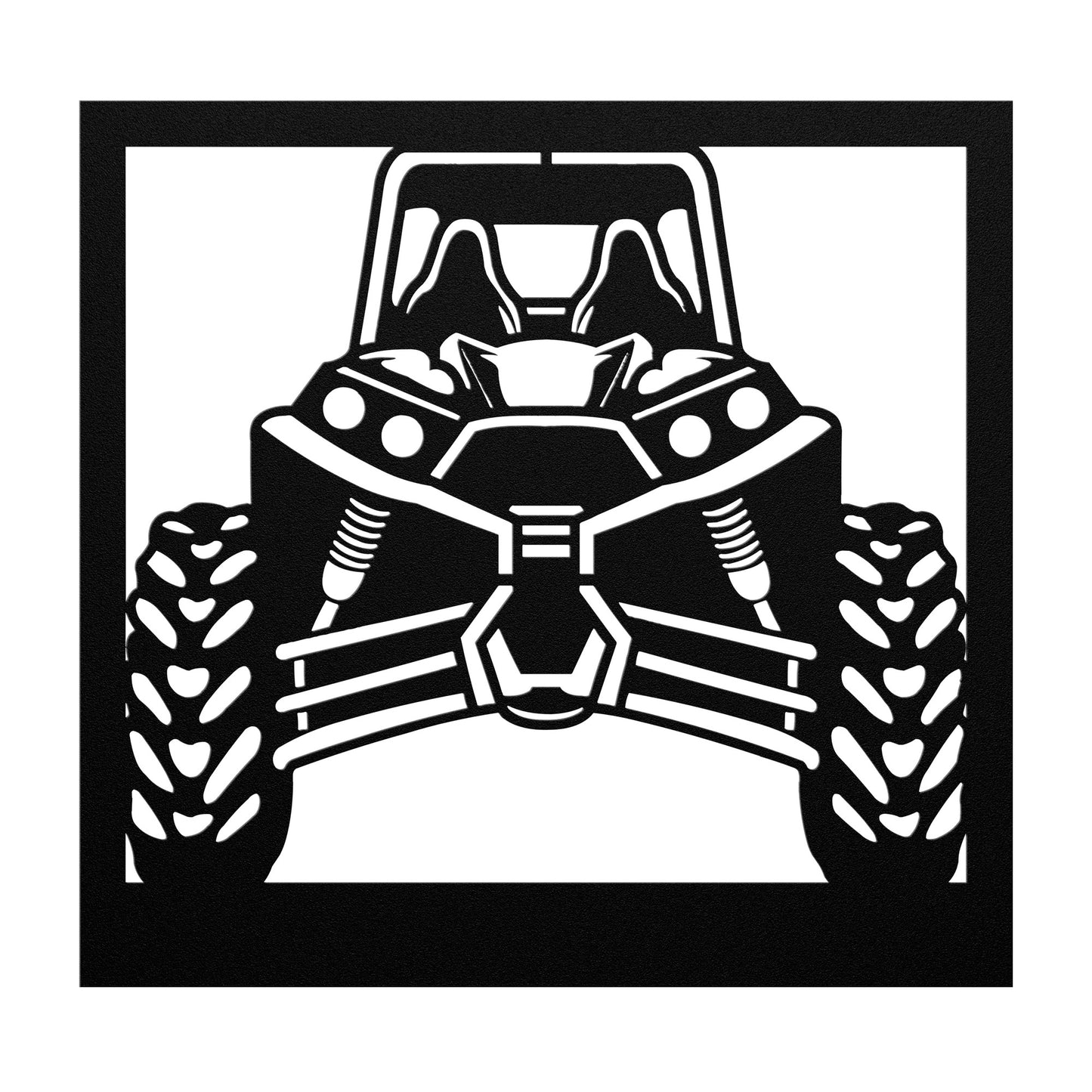 Hypnotic Metal Wall Art "Dirt Fun for 2"