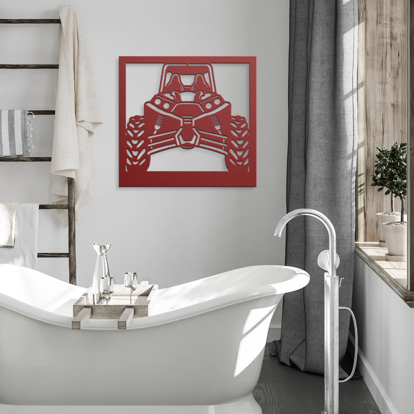 Hypnotic Metal Wall Art "Dirt Fun for 2"