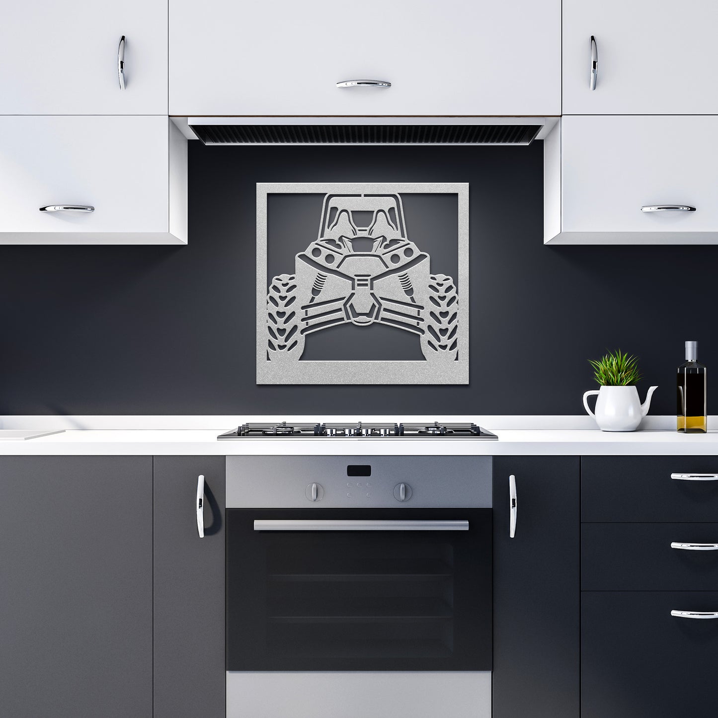 Hypnotic Metal Wall Art "Dirt Fun for 2"